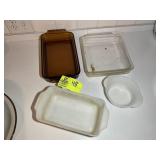 GROUP OF FIRE KING DISHES