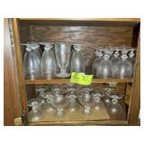 GROUP OF ETCHED STEMMED GLASSWARE, HEISEY ARCADIA