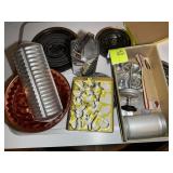 GROUP OF COOKIE MAKING ITEMS, COOKIE CUTTERS, COOK
