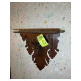 DECORATIVE HANGING WALL SHELF, 18.5 IN X 18 IN TAL