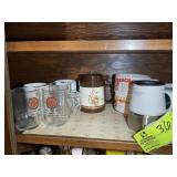 LARGE GROUP OF COFFEE MUGS, CAMPBELL UNIVERSITY, E