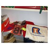 GROUP OF VINTAGE ITEMS, BASKETBALL JERSEY, TOWEL,