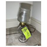 OIL LAMP STYLE ELECTRIC LAMP, 12.5 IN TALL