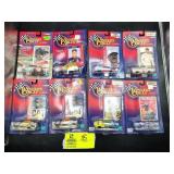 GROUP OF 8 WINNERS CIRCLE 1/64 IN SCALE, NASCAR CO