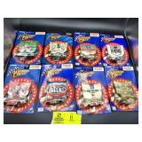 GROUP OF 8 WINNERS CIRCLE 1/64 IN SCALE, NASCAR CO