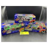 GROUP OF 3 WINNERS CIRCLE 1/24 IN SCALE, NASCAR CO