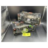 PAIR OF RACING CHAMPIONS 1/24 SCALE PLATINUM PLATE