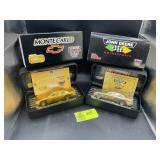 PAIR OF RACING CHAMPIONS 1/24 IN SCALE 24 K GOLD 5