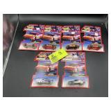 GROUP OF 8 HOT WHEELS PRO RACING 1/64 IN SCALE NAS