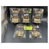 GROUP OF 5 RACING CHAMPIONS 1/64 SCALE PLATED PREC