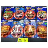 GROUP OF 8 WINNERS CIRCLE 1/64 IN SCALE, NASCAR CO