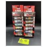 PAIR OF RACING CHAMPIONS DIE-CAST REPLICAS, 5 PACK