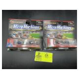 PAIR OF WINNERS CIRCLE MICRO MACHINES YELLOW AND G