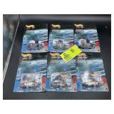GROUP OF 6 HOT WHEELS RACING 1/64 IN SCALE NASCAR
