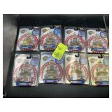 GROUP OF 8 WINNERS CIRCLE 1/64 IN SCALE, NASCAR CO