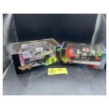 PAIR OF HOT WHEELS RACING 1/24 IN SCALE DIECAST RA
