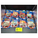 GROUP OF 8 WINNERS CIRCLE 1/64 IN SCALE, NASCAR CO