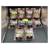 GROUP OF 10 RACING CHAMPIONS 1/64 SCALE DIE CAST R