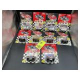 GROUP OF 10 RACING CHAMPIONS 1/64 SCALE DIE CAST R
