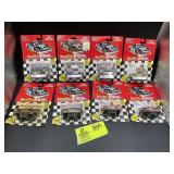 GROUP OF 8 RACING CHAMPIONS 1/64 SCALE DIE-CAST RE