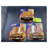 GROUP OF 3 WINNERS CIRCLE DOUBLE PLATINUM 1/43 IN