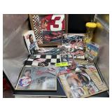 GROUP OF MISC NASCAR RELATED ITEMS, PENNANTS, TV G