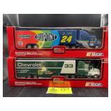 PAIR OF RACING CHAMPIONS 1/43 SCALE RACING TEAM TR