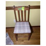 GROUP OF 3 MISC STRAIGHT BACK CHAIRS