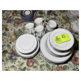 GROUP OF SIMPLICITY FINE CHINA, APPROX 47 PCS