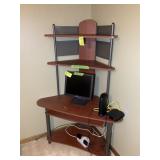 CORNER DESK, 48 IN X 24 IN X 72 IN, NO CONTENTS