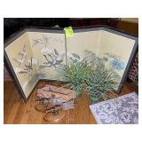 DECORATIVE ROOM DIVIDER/PRIVACY SCREEN, AND MISC D