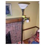 FLOOR LAMP WITH READING LAMP, 71 IN TALL
