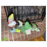 GROUP INCLUDING CONCRETE TYPE YARD Dï¿½COR, GNOMES A