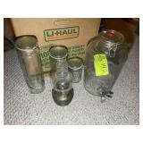 GROUP INCLUDING CANISTER SET, NANTUCKET 2 GALLON D