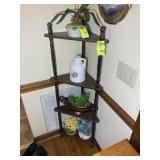 DECORATIVE CORNER SHELF PARTICLE BOARD 20 IN X 11