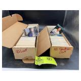 GROUP OF OPENED COLLECTABLE CARDS, 92 STADIUM CLUB
