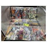 GROUP OF DC COMICS, STEEL