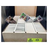 BOX OF MISC OPENED COLLECTABLE CARDS, BASEBALL, 93