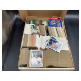 BOX OF MISC OPENED COLLECTABLE CARDS, BASEBALL, FO