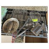 BOX WITH MISC GRILLING BASKETS AND RACKS