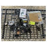 GROUP OF YARD LASER LIGHTS AND ROPE LIGHTS
