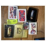 GROUP OF COLLECTORS KNIVES AND BELT BUCKLE
