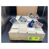 BOX OF MISC OPENED COLLECTABLE CARDS, BASEBALL, 93