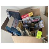 GROUP OF OFFICE RELATED ITEMS, PRINTER INK, LABEL