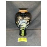 ORIENTAL STYLE DECORATIVE VASE, 13 IN TALL, SOME D