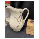 MISC GROUP OF DECORATIVE ITEMS, SHOW, PITCHER AND