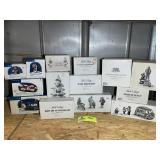 GROUP OF THE ORIGINAL SNOW VILLAGE CHRISTMAS FIGUR