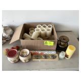 BOX OF CANDLES, BATTERY POWERED AND TRADITIONAL