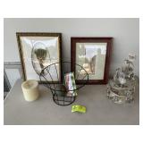 MISC CANDLES, WIRE BOWL
