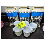GROUP INCLUDING VINTAGE CHRISTMAS FLATWARE AND FIR